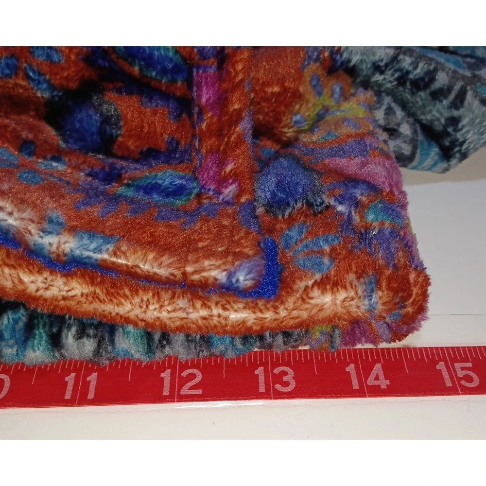 Natural Life Floral Patchwork Floral Towel Wrap Skirt S/M Boho Spa Resort Beach